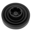 Diffuser Hair Dryer Curly Hair, Silicone Diffuser Attachment Universal Hair Dryer Diffuser Portable Travel Folding Hair Blow Dryer Diffuser Defuser Hairdryer(Black)