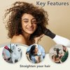 BRBASAP Universal Hair Dryer Comb Nozzle Plastic Hairdressing Salon Blow Comb Attachment Styling Tool for Straightening Detangling Fine Curly Natural Hair Nice and Fashionable Salon Accessory