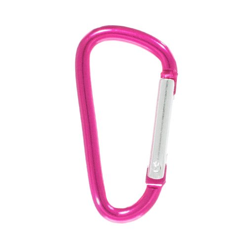 Paracord Planet 40mm Durable Aluminum Mini Carabiner Clip Keychain Spring Loaded Gate - Assorted Colors and Pack Sizes - Hiking, Traveling, at Home, in The RV, Fishing, etc. (Pink, 20 Pack)