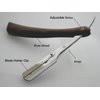 Pure Wood Shaving Razor/Cut Throat Razors/Men Razor (coolcut) + Free Blades & Pouch (wood-r5)