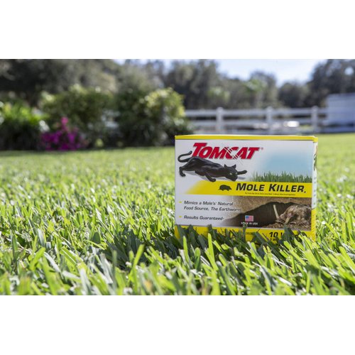 Tomcat Mole Killer, Mimics Natural Food Source, Poison Kills in a Single Feeding, 10 Worms For Rodents