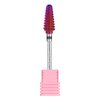 YMYABO Nail Drill Bit,Professional 3/32" Purple Tornado Carbide Tungsten Multifunction Bits， Fast Remove for Hard Gel and Acrylic, Manicure Pedicure Cuticle Nail Polishing Tool-XC