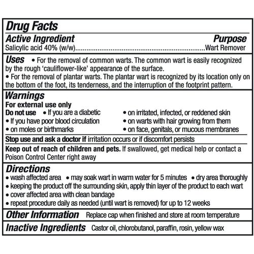 WartStick Maximum Strength Salicylic Acid Solid-Stick Common and Plantar Wart Remover 2 Pack, 0.4 Oz