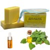 Kojic Acid Soap Lemon Turmeric Brightening Bar with Turmeric, Lemon Oil, Vitamin C+E, & Retinol | (2) BARS 3.5OZ EA + Soap Net | Premium Citrus Infused Kojic Acid Soap w/ Shea Butter & Olive Oil