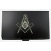 Gifts Infinity Masonic/Mason Anodized Business Card CASE - Slimline