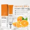 Vitamin C Eye Cream for Dark Circles, Fine Lines Puffiness Crow's Feet Eye Bags Under Eyes Treatment for Women & Men, Advanced Anti-Aging Super C Eye Serum With Hyaluronic Acid 1.34 oz (2)