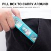 Pill Organizer 3X a Day, Weekly Pill Organizer 3 Times a Day, Pill Box 7 Day, Pill Cases Organizers 7 Day, Daily Pill Organizer Travel, Daviky Medicine Pill Organizer to Hold Vitamins and Medication