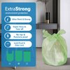 110 Counts Aklyaiap Small Trash Bags Biodegradable, Extra Thick & Strong 4 Gallon Trash Bag Green, Unscented Small Garbage Bags, Easy Tearing Waste Basket Liners for Kitchen, Bathroom, Bedroom, Office