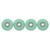 Teak Tuning Apex 71D Urethane Fingerboard Wheels, New Street Shape, 7.7mm Diameter, Ultra Spin Bearings - Made in The USA - Mint Colorway