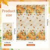 Homlouue 100 Pcs Fall Napkins, 3 Ply Thanksgiving Napkins Pumpkins Autumn Leaves Paper Napkins, Disposable Fall Pumpkins Paper Guest Towels for Thanksgiving Harvest Party Table Decor Dinner Bathroom