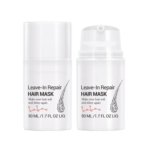 Leave-In Repair Hair Mask, Dry or Damaged Hair Mask Treatment, Repair Traight, Curly, Wavy, Thick, Thin Hair