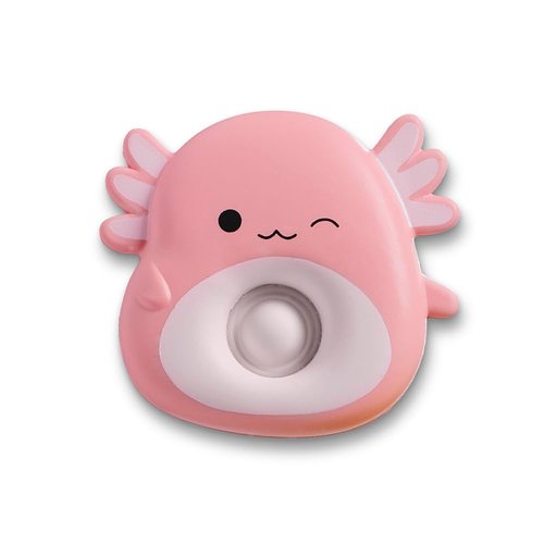 Top Trenz Slow-Rise Squishy Cloud Pop -Squishmallows Archie The Axolotyl-Stress-Relieving Sensory Toy, Ideal for Classroom Focus, Party Favors, Features Exciting Axolotl Design