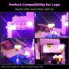 LED Lighting Kit for Lego The Cherry Blossom Garden, Creative Light for Lego 21260 Model Kit (Lights Only, No Lego Models)