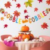 Gobble Gobble Turkey Thanksgiving Banner - Essential Thanksgiving Party Supplies for Unforgettable Thanksgiving Party Decorations