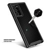 E-Began Case for Samsung Galaxy Note 20 Ultra 5G, Full-Body Shockproof Protective Bumper Cover (Without Screen Protector), Support Wireless Charging, Impact Resist Phone Case (Carbon Fiber)