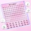 Bottom Lash Clusters Eyelash Extensions 132pcs Natural Eyelash Clusters Lash Extensions 4 Styles Wispy Individual Lashes by Ruairie