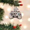 Old World Christmas Mini Video Game Controller Glass Hanging Ornament