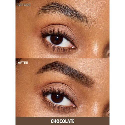 SHEGLAM Genius One Step Eyebrow Shaping Kit Eyebrow Stencil Kit Natural Eyebrow Stamp - Chocolate