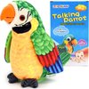 JOCOUNY Toddler Toys - Talking Parrot Repeats What You Said, Interactive Toy Electronic Stuffed Animals Plush Pet Doll for Babies Kids Boys Girls Party Birthday