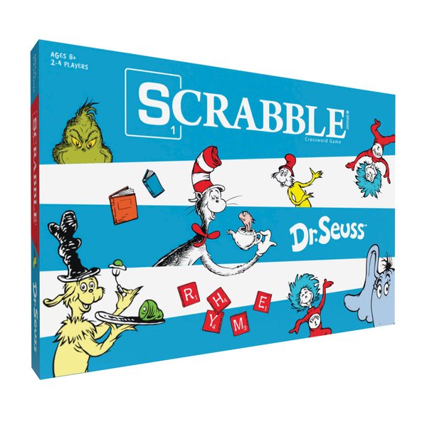 SCRABBLE: Dr. Seuss Board Game | Official Scrabble Game with a Rhyming Twist