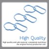 Intake Manifold Gaskets Lower & Upper Gasket Plenum Set, Intake Manifold Rubber Sealing Gasket Compatible with Dodge Chrysler Jeep, Replaces# 5184562AC 5184331AC