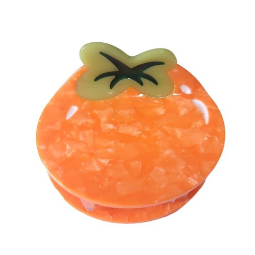 Orange Persimmon Hair Clip,Acetate Claw Clips,Hair Clips for Women