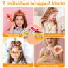 Building Jewelry Craft Toys for Girls DIY Making Kit Princess Building blocks Stem Educational Toys Dress Up Girl Toys for 5 6 7 8 9 Year Old 6-8 8-10 Birthday Gift Idea Party Favor Crown Wand