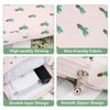 Desing Wish Sanitary Pad Storage Bag Portable Period Bag for Teen Pads/Sanitary Napkins/Small Tampons, Sanitary Napkin Storage Bag First Period Gifts for Teen Girls (Cactus)