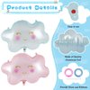6 Pieces Cloud Balloons,White Cloud Foil Balloons,Cloud Balloons Baby Shower,Cute Cloud Shaped Balloons for Boys Girls Baby Shower Themed Party Birthday Party Wedding Decorations Supplies (Mixcloud)
