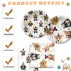 Dog Birthday Party Supplies Serves 20, Puppy Party Decorations Dog Party Plates Banner Napkins Paws Balloons Table Cover and Cake Topper for Doggy Kids Dog Party Decorations