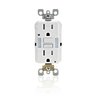 Leviton GFCI Outlet with Guidelight, 15 Amp, Self Test, Tamper-Resistant with LED Indicator Light, Replaces Plugged in Night Light, GFNL1-W, White