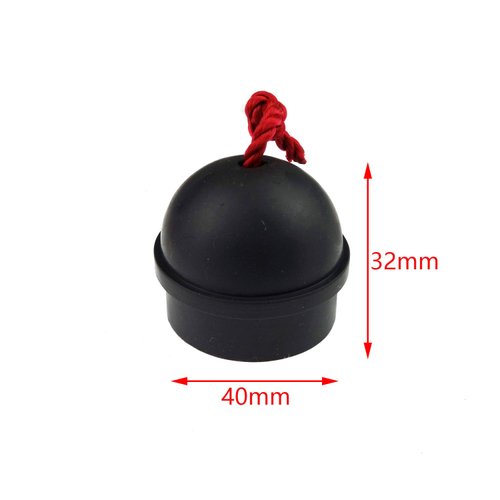 Zelerdo 6 Pack Rubber Pool Billiard Cue Chalk Holders with Cord, 3 Colors