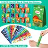 INNOCHEER Dinosaur Party Favors, Dinosaur Birthday Decorations 24 Pack Dinosaur Party Supplies Dinosaur Party Decorations, Dinosaur Goodie Bags for Birthday Party Favors for Kids 3-5 4-8 8-12 Dino