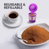 Reusable K Cups for Keurig K-Mini, K Mini Plus, K-Express and K Iced with Adapter by PureHQ - Keurig Mini Plus Refillable Kcups for Mini Keurig (3 Refillable Coffee Pods + Adapter)