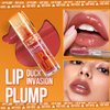 Bekoeen 3PCS Duck Plumping Lip Gloss,Plump Lip Gloss,High Pigmentation Shine Finish,Duck Plumping, Non-Sticky Matte FInish,Infused with Spicy Ginger,Clearly Spicy