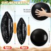 Sinmoe 12 Pieces Halloween Inflatable Decorations Solid Beach Ball Inflatable Beach Ball Swimming Pool Party Ball for Summer Beach, Pool and Halloween Party Favor, Beach suppy(16 Inch, 24 Inch,Black)