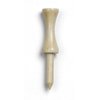2 1/8" Inch Step Down Golf Tees | Made from Natural Hard Wood | Strong, Light Weight & Biodegradable Material | Pack of 100 Natural