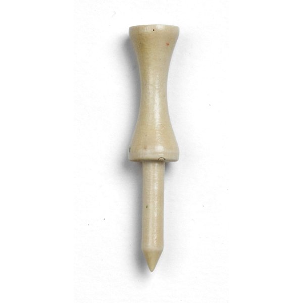 2 1/8" Inch Step Down Golf Tees | Made from Natural Hard Wood | Strong, Light Weight & Biodegradable Material | Pack of 100 Natural
