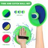 PULEEBO Toss and Catch Ball Game – Outdoor Catch Toy for Kids, 8inch Catch Ball Racket for Adult Backyard Beach Playground Play, 3-12 Years Boys Girls Birthday Gifts