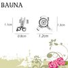 BAUNA Hairdresser Earrings Stylist Cosmetology Student Jewelry Scissors Blow Dryer Stud Earrings (Hairdresser Earrings)