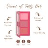 Beauty Bakerie Queen of Tarts Bar Mini Makeup Palette, Three Universal Shades of Blushes Makeup, Travel Size