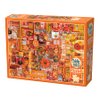 Cobble Hill 1000 Piece Puzzle - Rainbow Collection: Orange - Sample Poster Included
