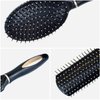 3 Pcs Anti-Static Massage Oval Comb Round Hair Brush Vent Hair Brush Detangling Brush Paddle Brush for Women Men Kid All Wet or Dry Hair's Detangle, Massage, Add Shine