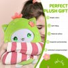 LOMBEE 12" Cute Plush Pillow Stuffed Animal, Soft Kawaii Plushie Gift for Kids (Cactus Cat)