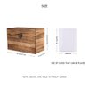 BalterFF Wood Rustic Trading Deck Box Cards Cards Sports Storage Organizer Boxes Holder Compatible With PM TCG Card Box