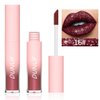 3 Colors Diamond Glitter Metallic Lip Gloss Shimmer Liquid Lipstick Set Black Green Wine Red Matte Lipstick for Women Halloween Lip Makeup