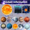 UROINEPA Space Theme Party Decorations 100Pcs Galaxy Planet Outer Space Disposable Plates and Napkins for Kids Space Solar System Planets Baby Shower Birthday Party Decorations
