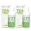 The Eye Doctor Tea Tree Lid Cleanser Twin Pack - 2X 100ml – Daily Hygiene Remove Debris & Make-up Eyelid Eyelashes – Suitable for Sensitive Eyes – Tea Tree Oil Argan Oil Coconut Oil & Micellar Water