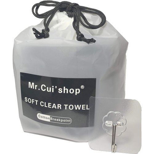 100% Natural Charcoal Fiber Cloths - Wet or Dry Disposable Clean Face Towel - Makeup Remover - Clean Facial Soft Pads For Sensitive Skin - Water Wipes - Cosmetic Pads - 60Pcs/Roll