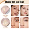 TLM Color Changing Foundation Liquid Flawless Full Coverage Natural Color Face Primer Base Makeup,Colour Changing Foundation, Hydrating Waterproof and Light Long Lasting Foundation 30ml